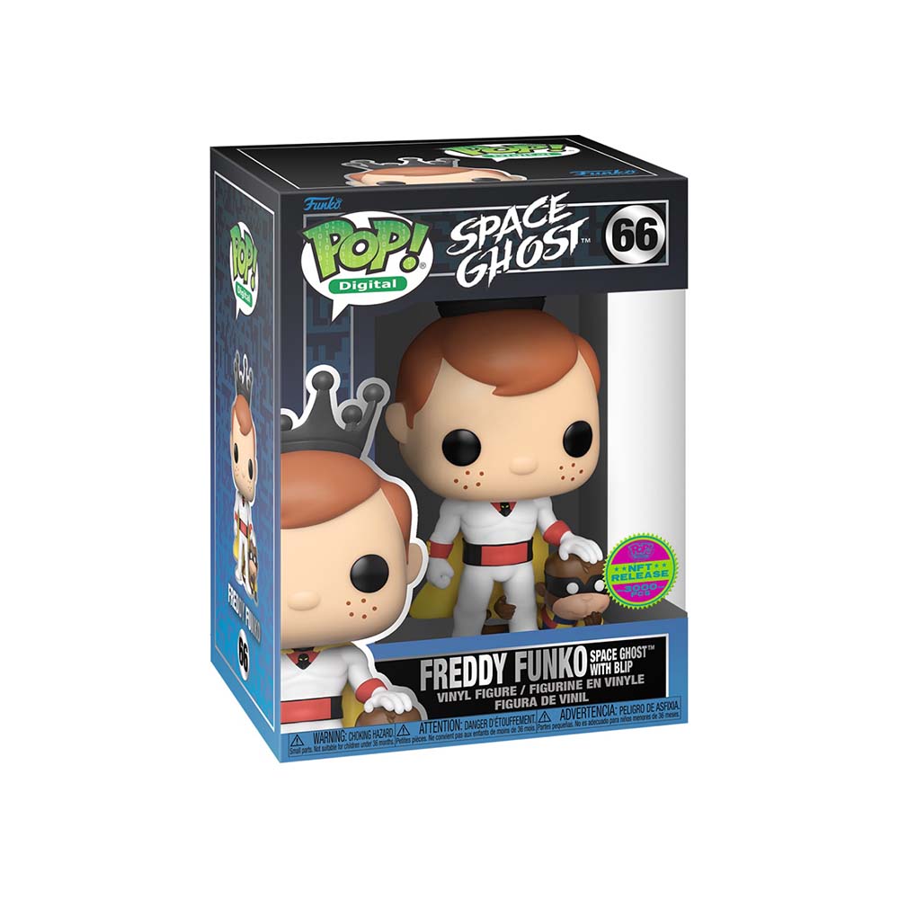 Funko POP! Digital Freddy Funko as Space Ghost with Blip NFT Release LE3000 - NOT MINT