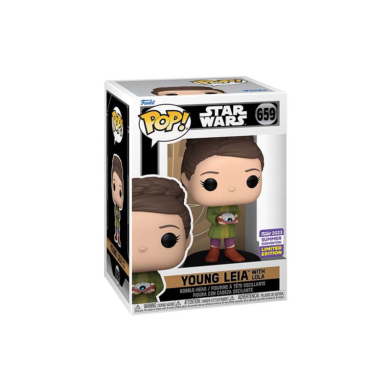 Funko POP! Star Wars Young Leia with Lola SDCC Shared Exclusive