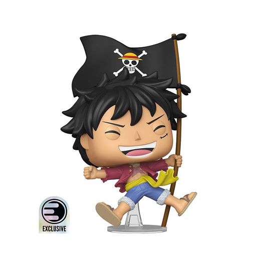 Funko POP! One Piece Monkey D. Luffy with Flag EE Exclusive