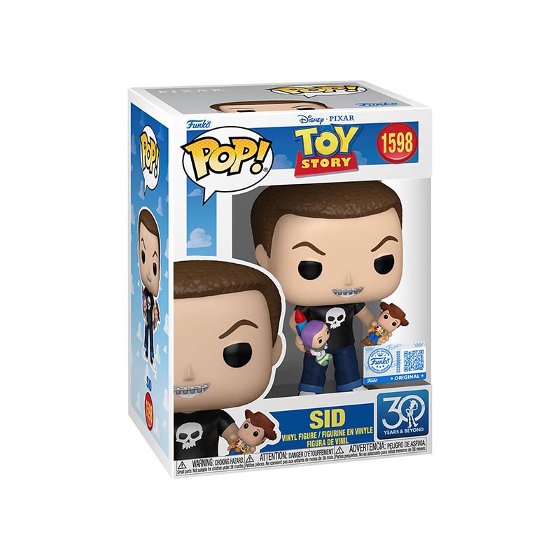 Funko POP! Toy Story 30th Anniversary Sid with Buzz Lightyear and Woody Specialty Series