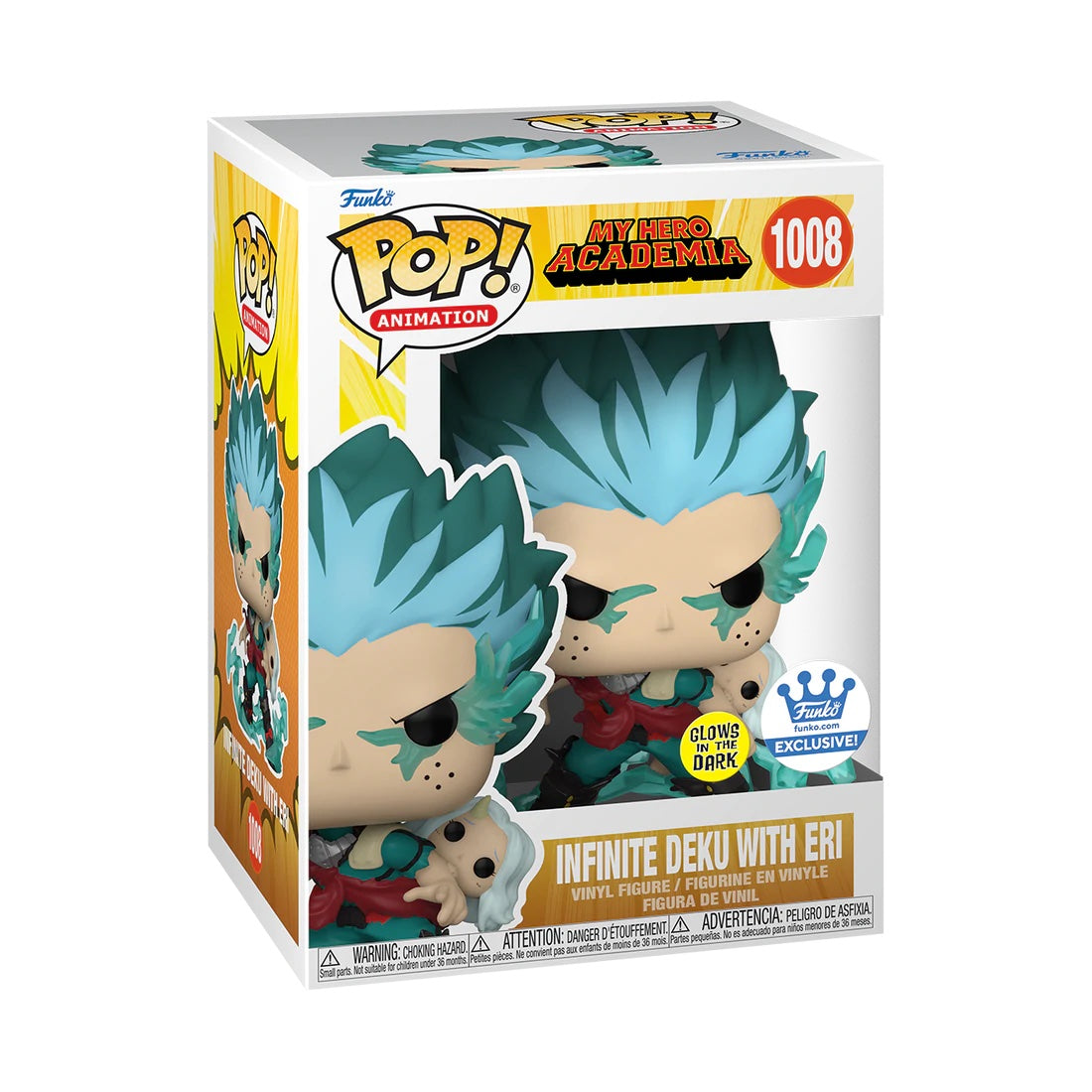 Funko POP! My Hero Academia Infinite Deku with Eri GITD Funko Shop Exclusive