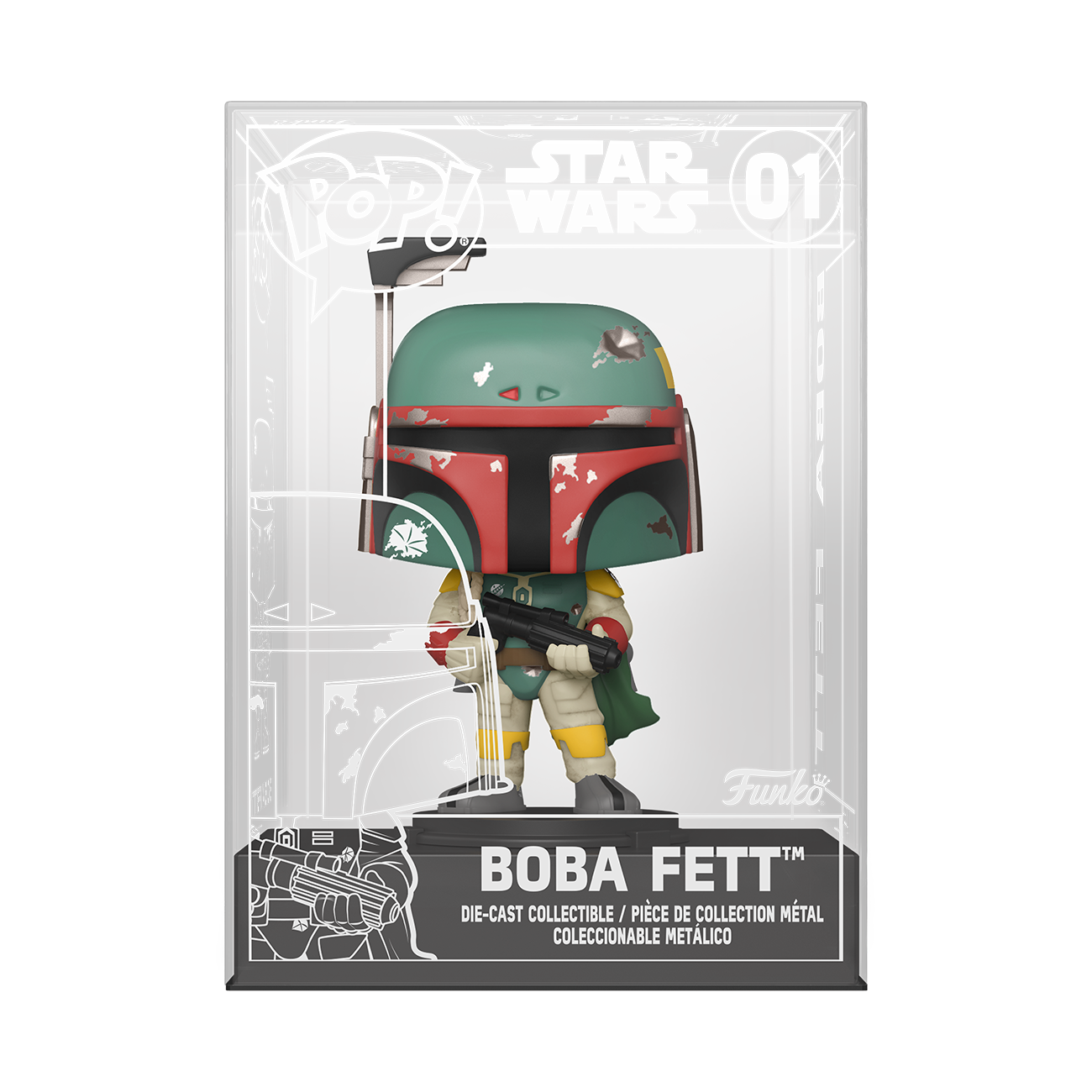 Funko POP! Star Wars Die-Cast Boba Fett (Common) Funko Shop Exclusive