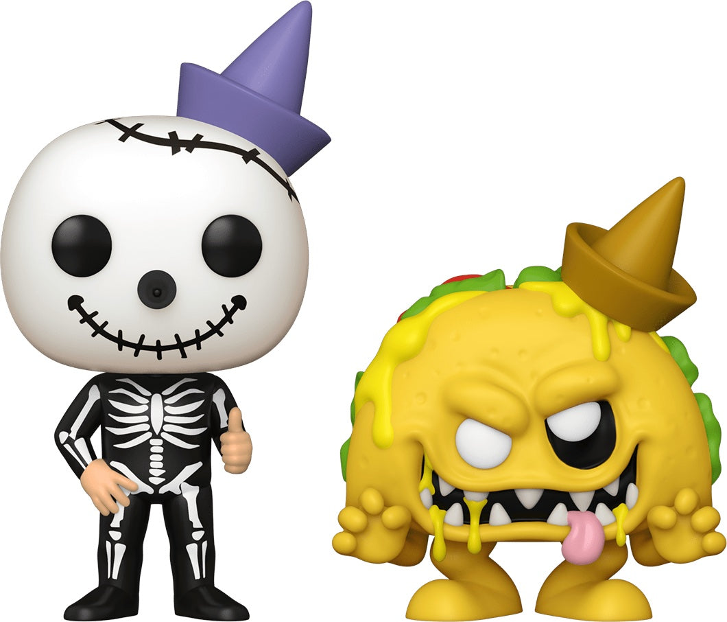 Funko POP! Jack in the Box - Skeleton Jack & Monster Taco 2-pack Funko Shop Exclusive - NOT MINT