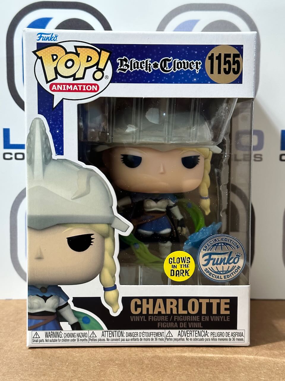 Funko POP! Black Clover Charlotte GITD (Common) Special Edition