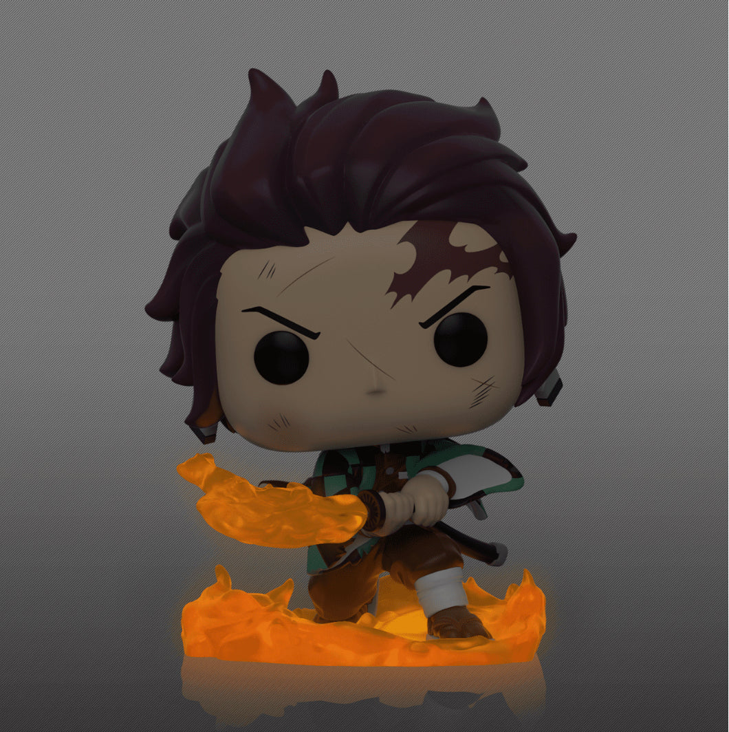 Tanjiro Gc Funko POP! Demon Slayer Tanjiro (Glow Chase) Special Edition – Lugo ...