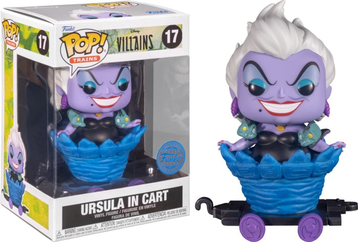 Funko POP! Trains Disney Villains Ursula in Cart Special Edition Exclusive