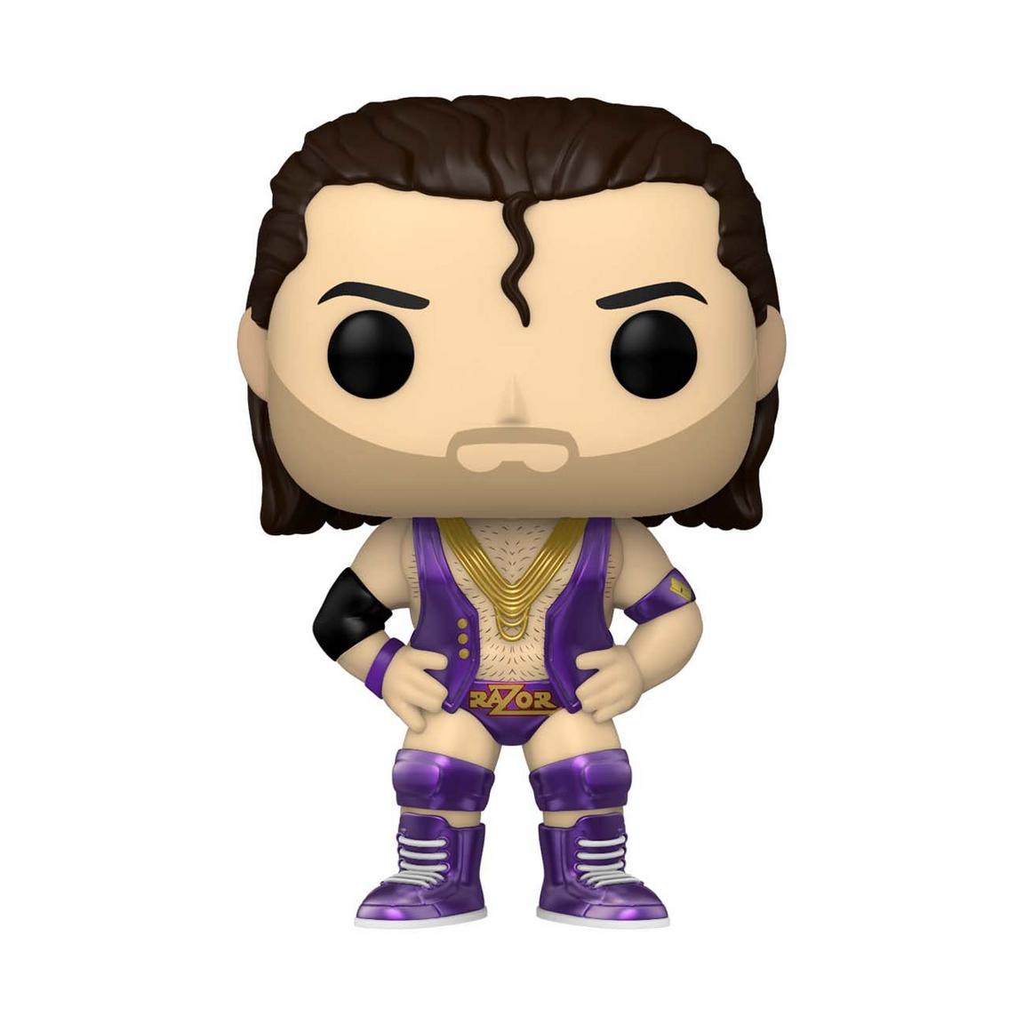 Funko POP! WWE Razor Ramon (Purple Metallic) GameStop Exclusive