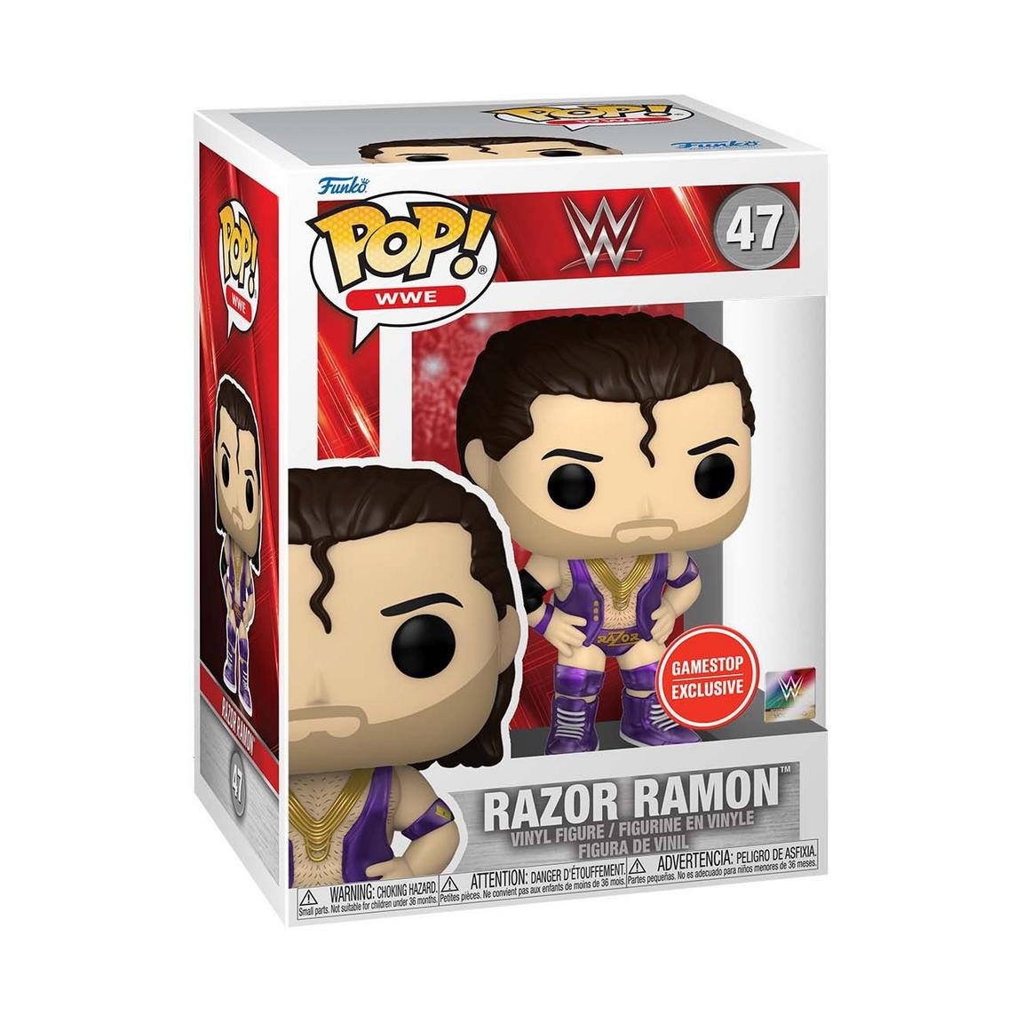 Funko POP! WWE Razor Ramon (Purple Metallic) GameStop Exclusive