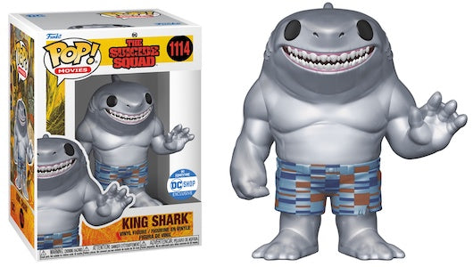 Funko POP! Movies The Suicide Squad King Shark (Metallic) DC Shop Exclusive