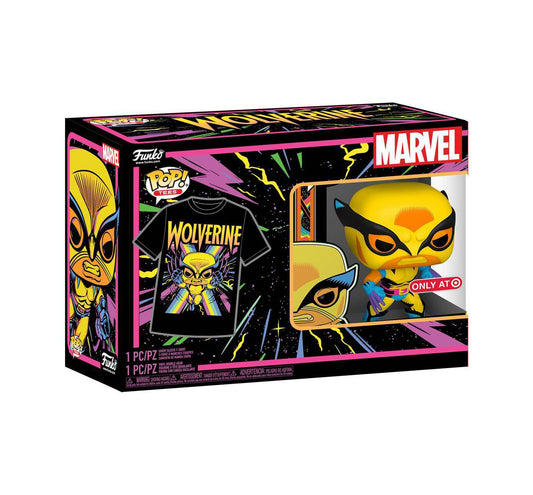 Funko POP! & Tee Collectors Box Marvel: X-Men - Wolverine (Blacklight) Target Exclusive