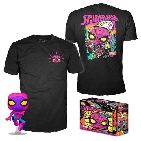 Funko POP! Marvel Collectors Box: Spider-Man (Black Light) POP! & Tee Target Exclusive