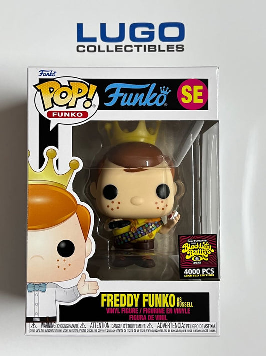 Funko POP! Freddy Funko as Russell BOF SDCC 2022 LE4000 - NOT MINT
