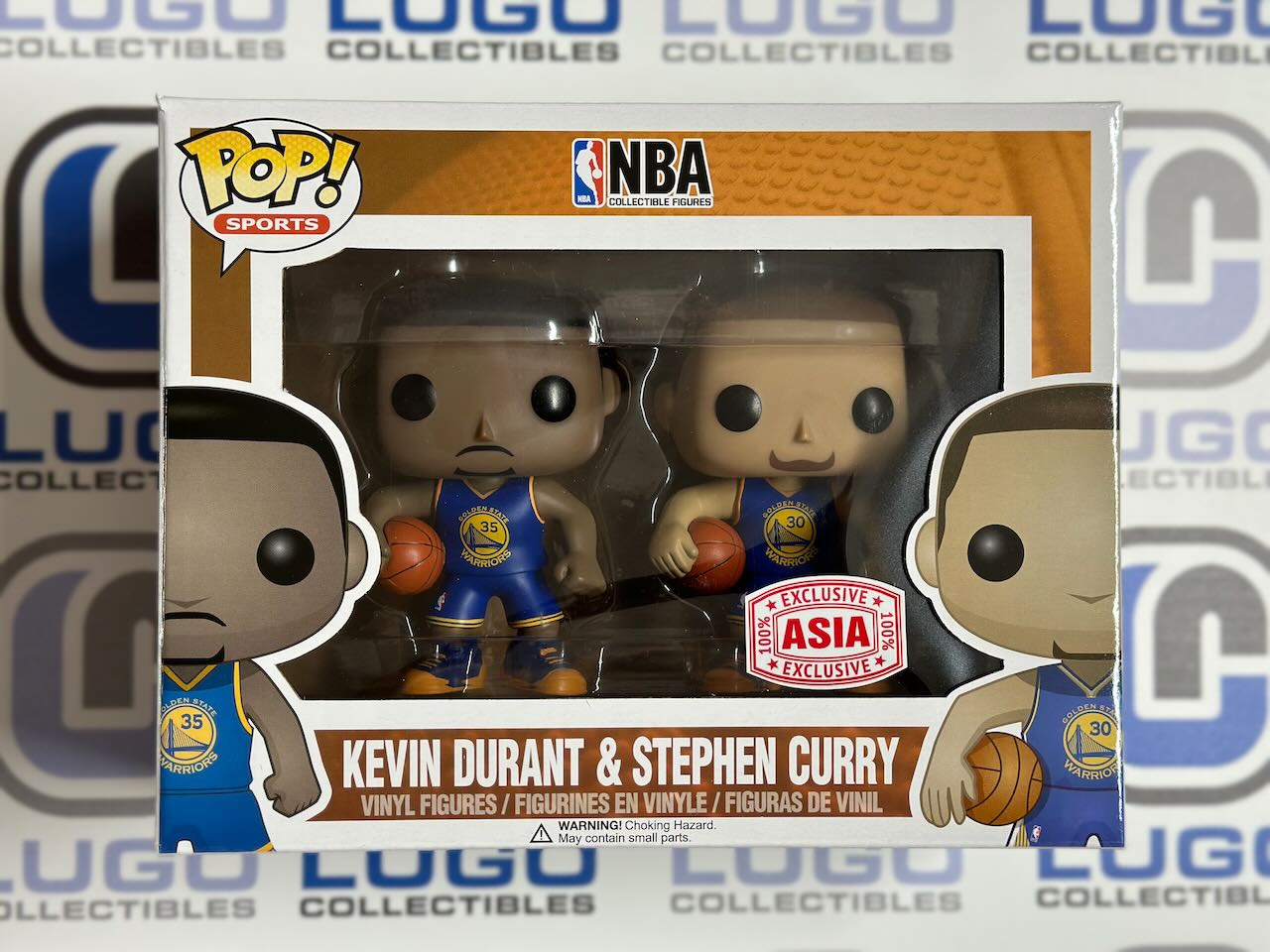 Funko POP! Sports NBA Kevin Durant & Stephen Curry 2-pack Asia Exclusi –  Lugo Collectibles