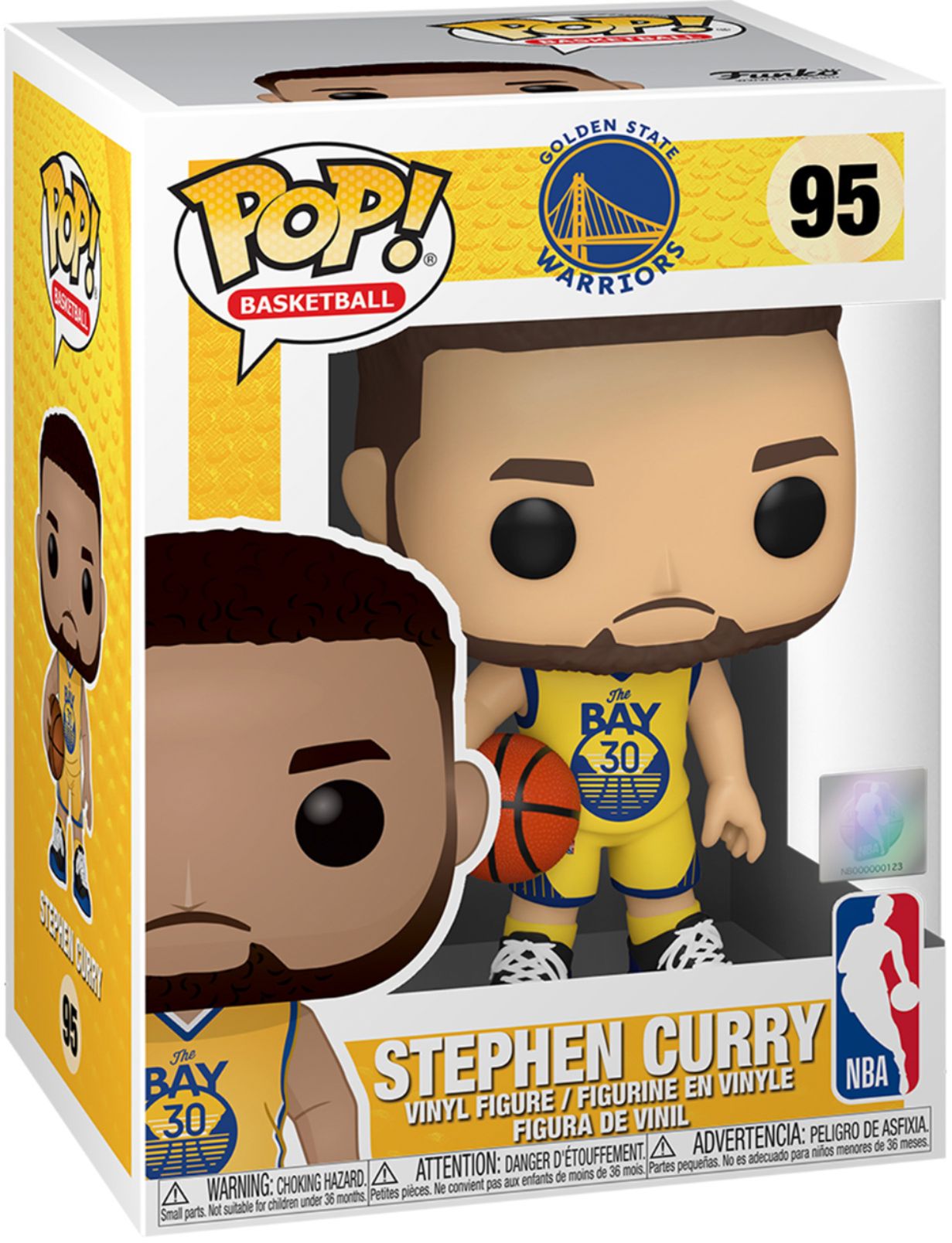 Funko POP! Basketball Golden State Warrriors - Stephen Curry #43 – Lugo  Collectibles
