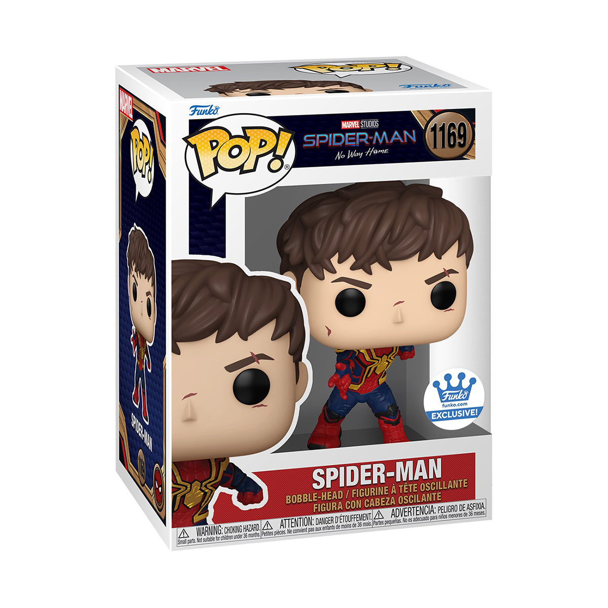 Funko POP! Spider-man NWH - Unmasked Spider-man Funko Shop Exclusive