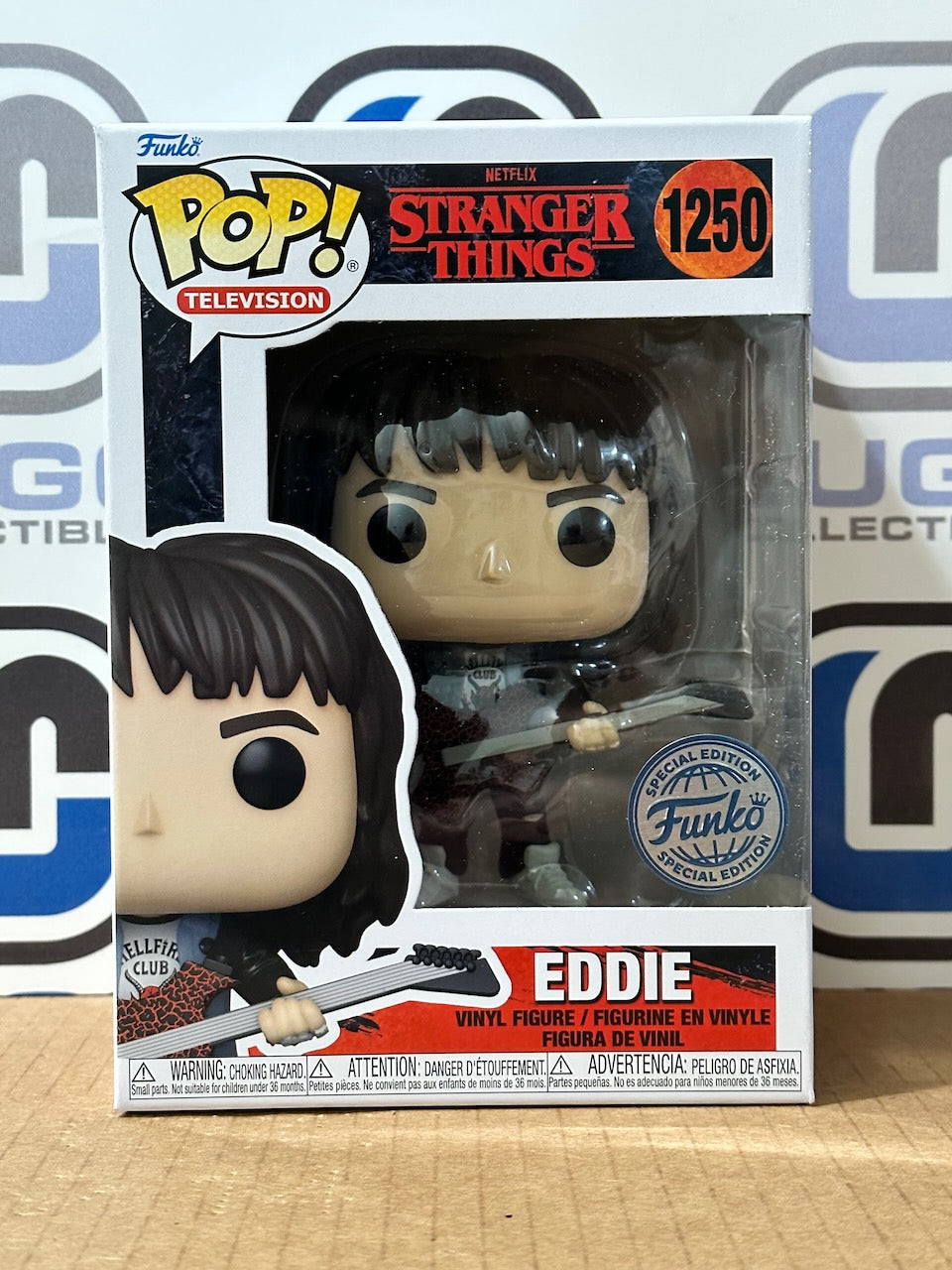 Stranger Things Season 4 Eddie with Guitar Funko Pop! Vinyl Fig #1462