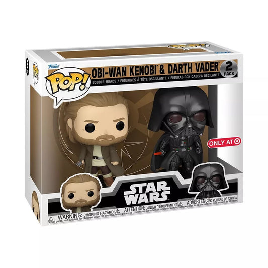Funko POP! Star Wars Obi-Wan Kenobi & Darth Vader 2pk Target Exclusive