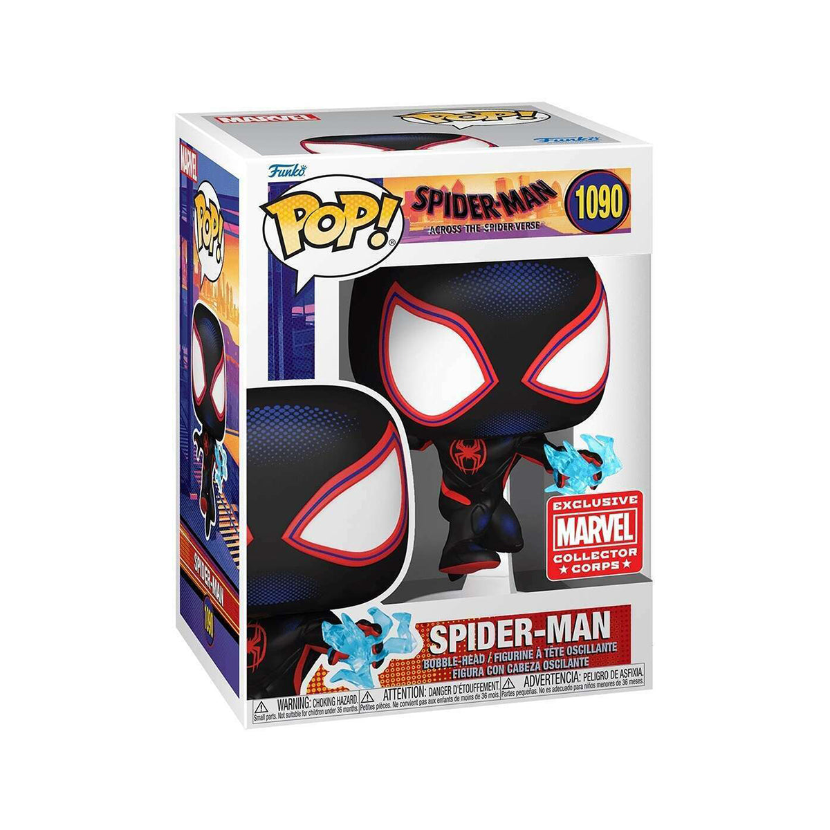 Funko POP! Spider-man Across the Spider-Verse - Spider-man (GITD) Marvel  Collector Corp Exclusive