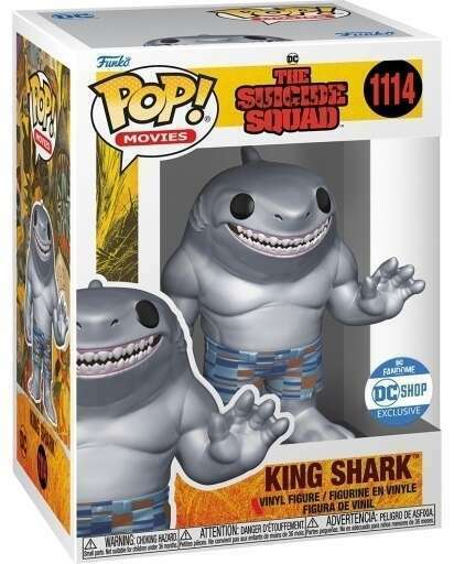 Funko POP! Movies The Suicide Squad King Shark (Metallic) DC Shop Exclusive