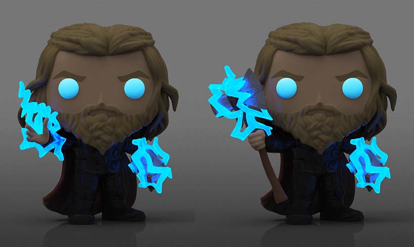 Funko POP! Thor with Thunder Glow Chase + GITD Common Special Edition