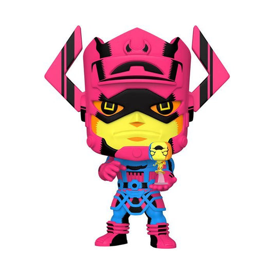 Funko POP! Galactus with Silver Surfer Black Light 10" Common PX Previews Exclusive - NOT MINT