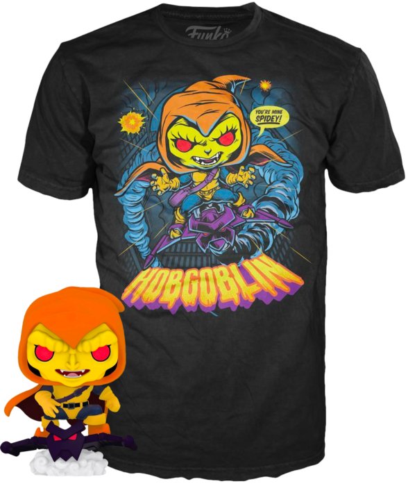 Funko POP! & Tee Collector's Box: Animated Spider Man - Hobgoblin GITD Target Exclusive