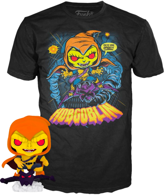 Funko POP! & Tee Collector's Box: Animated Spider Man - Hobgoblin GITD Target Exclusive